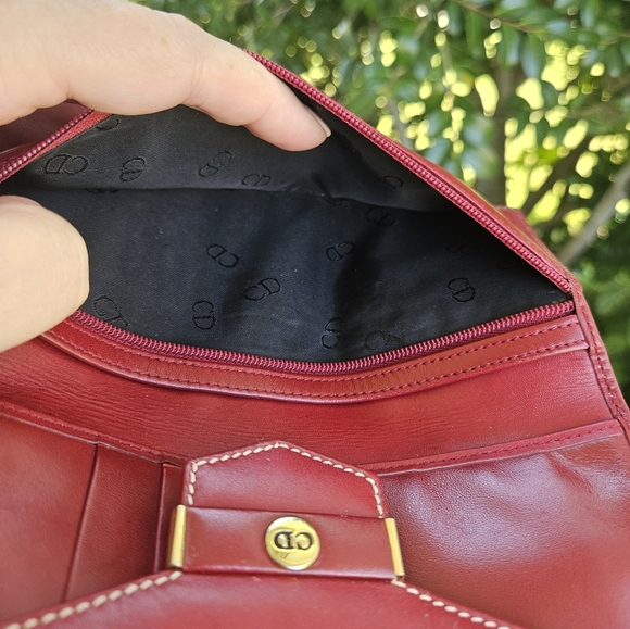 Christian Dior Red Wallet Authentic - Picture 8 of 11